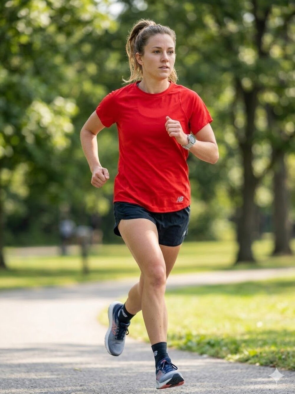 New Balance Red Running Shirt | Women's Medium | EUC